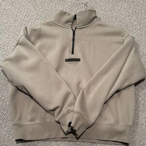 FEAR OF GOD ESSENTIALS 1/4 ZIP SWEATER
